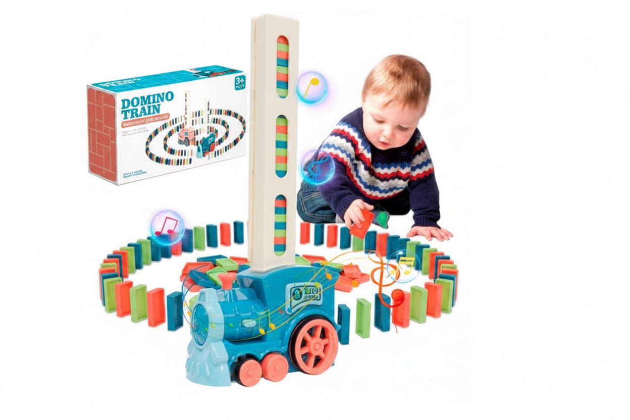 Tren Juguete Didáctico Niños Con Música Y Piezas