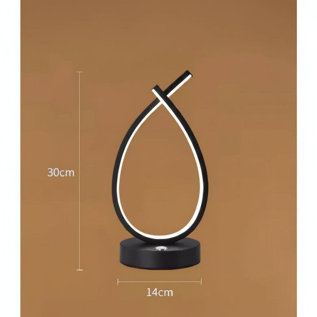 Lampara Led De Mesa Táctil Minimalista Luz Cálida