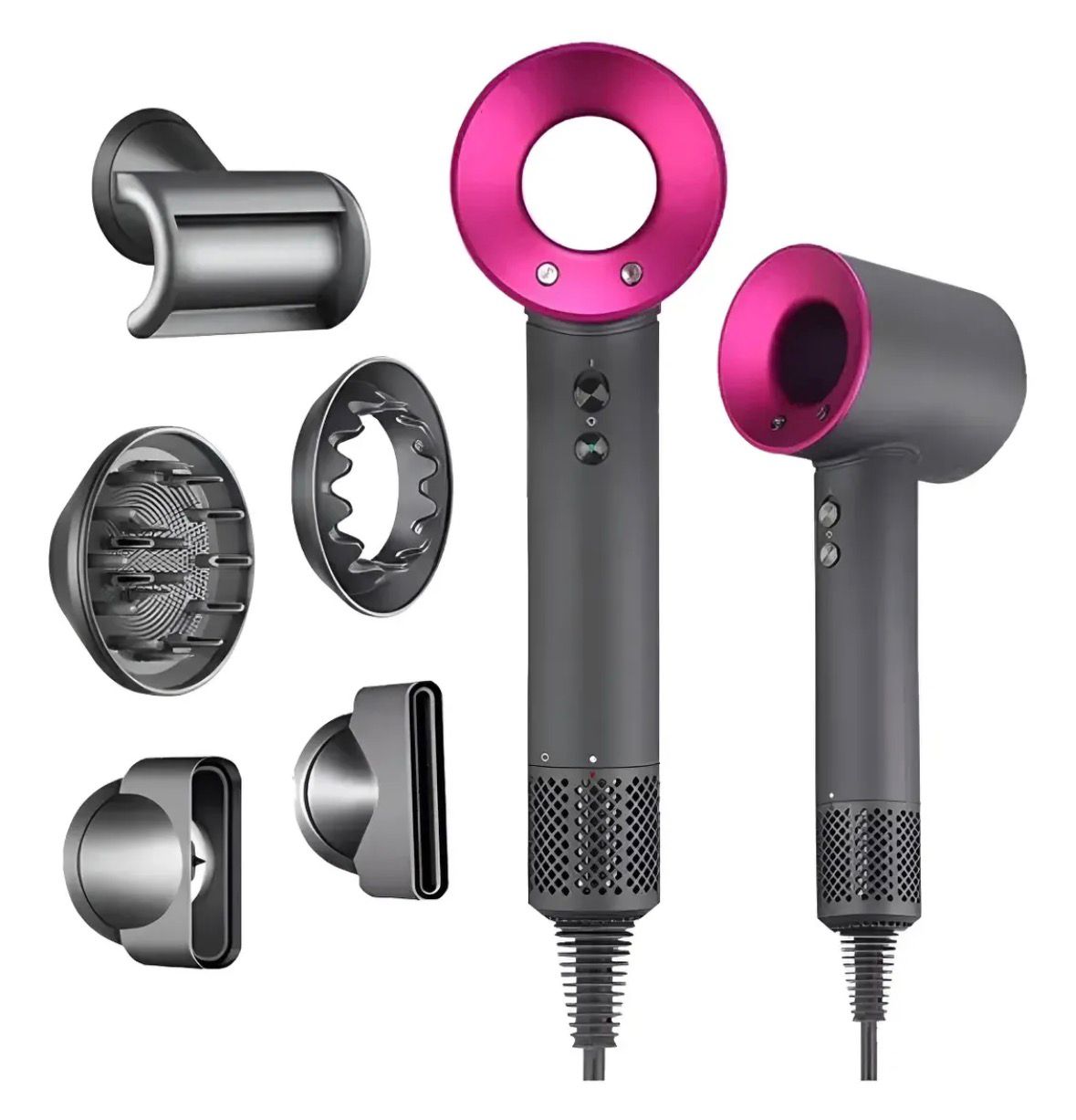 Secador De Pelo Iónico Con Accesorios