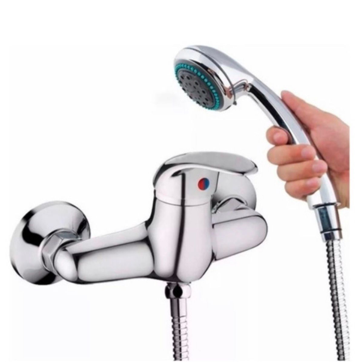 Duchero Monocomando Para Ducha Sin Transmisión Con Teléfono