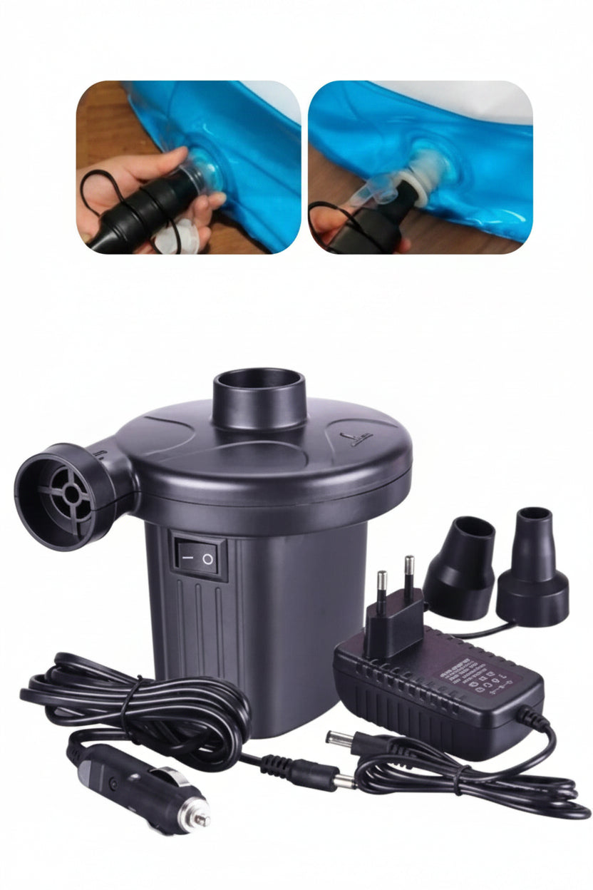 Inflador Compresor Eléctrico De Colchón Inflable 12v y 220v