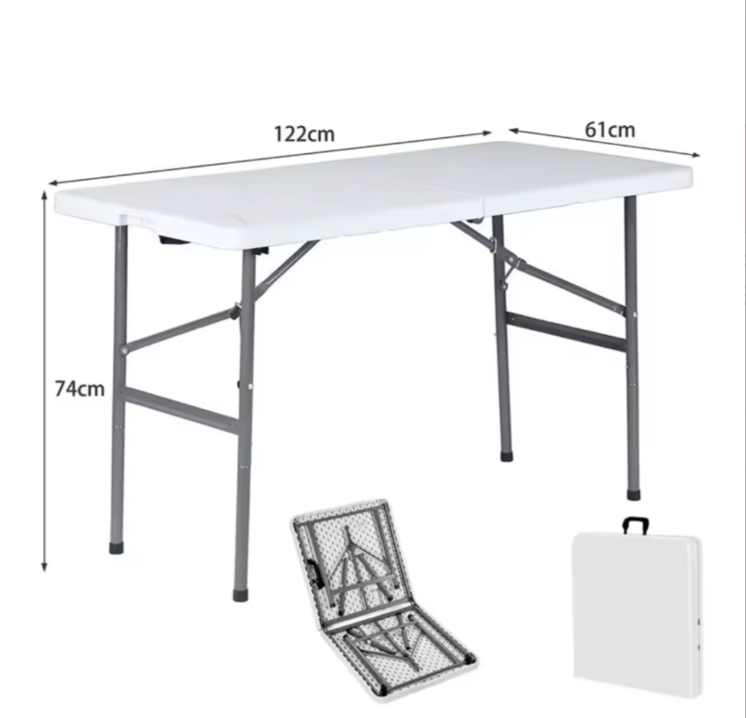 Mesa plegable tipo valija