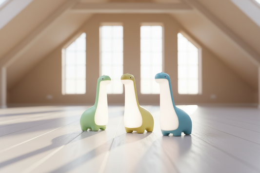 LAMPARA VELADORA DE DINOSAURIO INALAMBRICA
