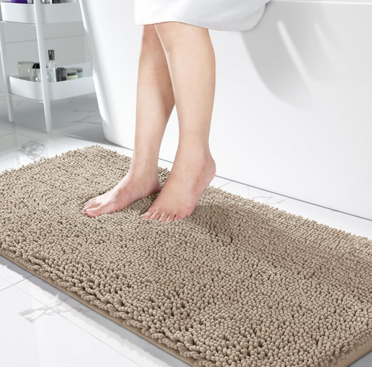 ALFOMBRA DE BAÑO CHENILLE ANTIDESLIZANTE CALIDAD PREMIUM