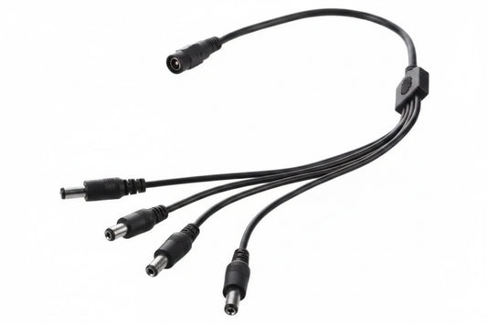 Splitter De 1 Para 4 Cables De Poder Para Cámaras Cctv