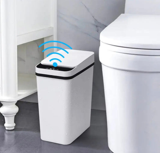 Papelera Tacho de Basura Inteligente Smart Usb Sensor Movimiento Abre y Cierra Sola 8 Lts