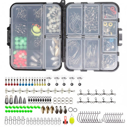Set De Pesca Completo Fishing Anzuelos Señuelos Plomada