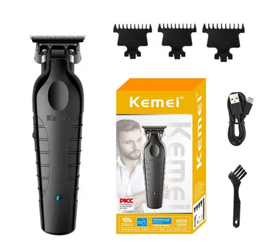Patillera Inalámbrica Corta Pelo Profesional Kemei