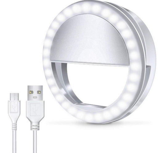 Luz Led Para Selfie Flash Celular Anillo Cámara Fotografía