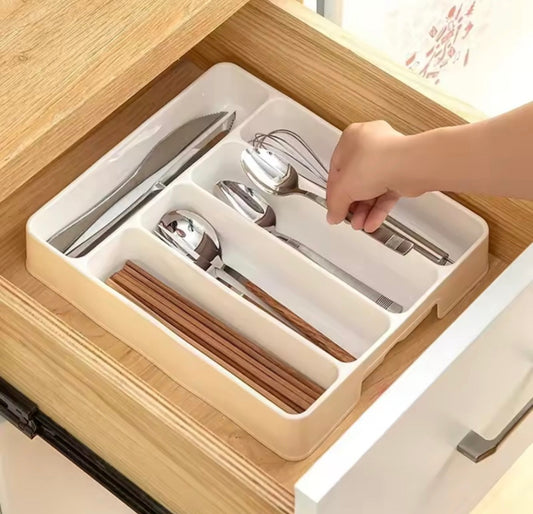 Organizador Cubiertos Cubiertero Para Cajón Cocina Divisiones