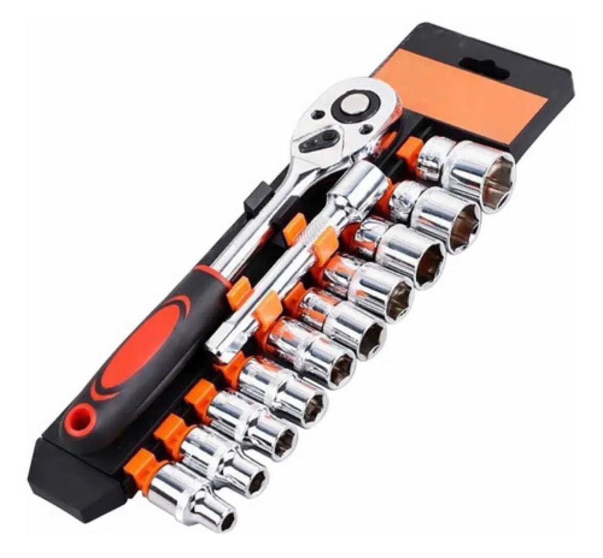 Set 12 Piezas Juego De Dados Tubo Con Llave Cricke