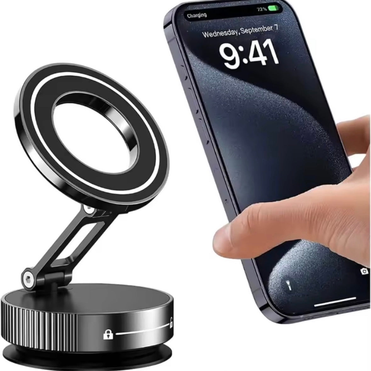 Soporte Magnético Auto Para Celular Plegable Con Extra Imanes Fuertes K11