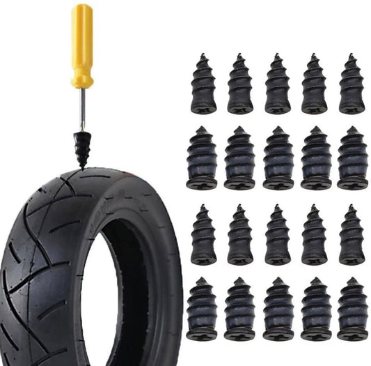 Pack 20 Tornillos Tarugos Reparar Pinchadura Rueda Neumáticos Auto Moto En El Acto