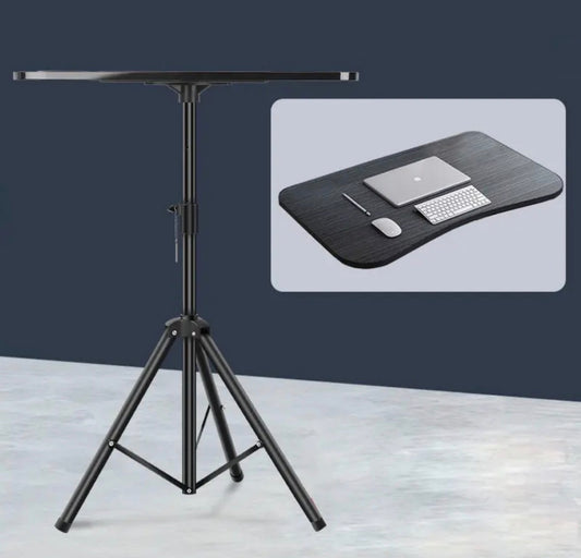 Soporte Trípode Pie Con Mesa Para Notebook Laptop Proyector Multiuso Altura Regulable