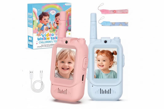 Walkie Talkies De Video Para Niños Con Pantalla Pack De 2