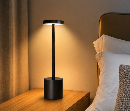 LAMPARA LED MESA ESCRITORIO REGULABLE AL TACTO INALAMBRICA