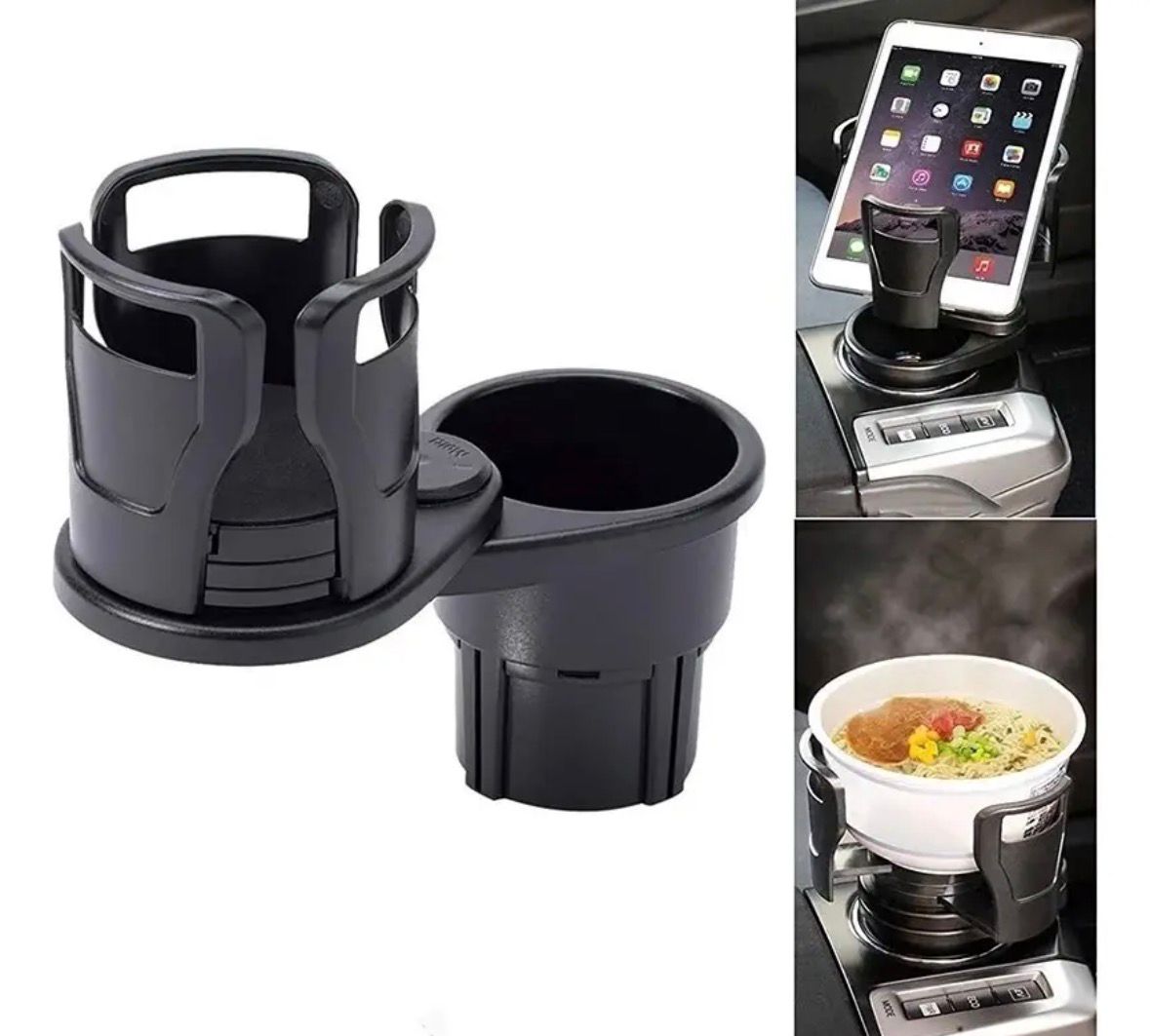 Soporte Porta Vaso Doble Para Auto Coche Universal