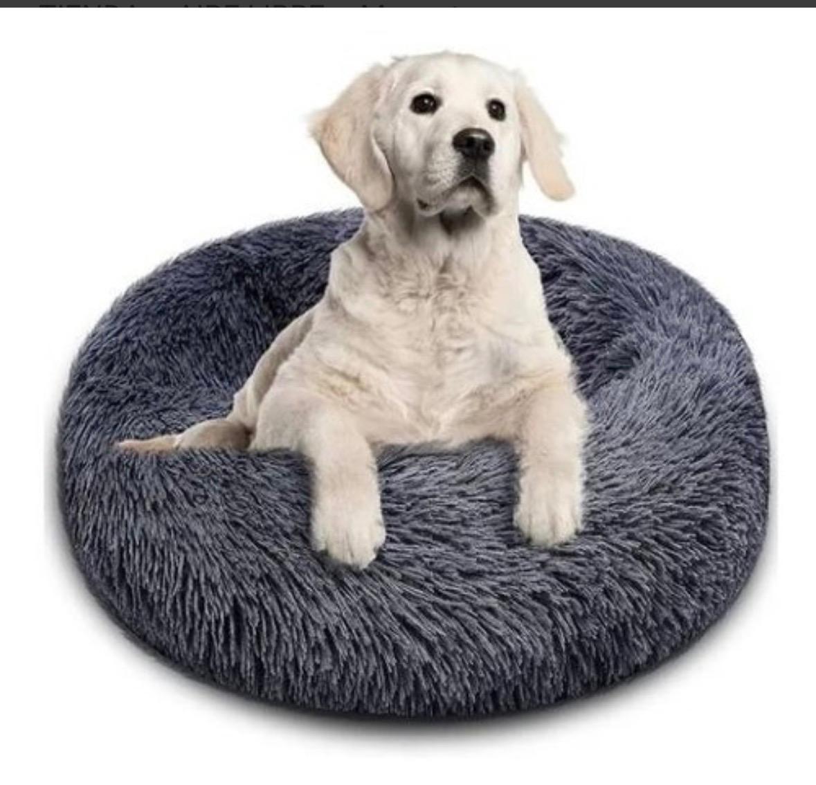 Cama Grande Para Mascotas Perro Y Gato Lavable 60cm