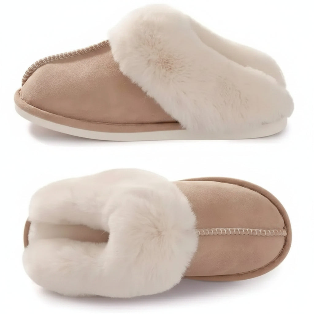 Pantuflas Peludas Modernas De Mujer Abrigadas Súper Cómodas